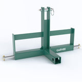 Garvee Enganche de Remolque de 3 Puntos, para Tractor Categoría 1, Acero Inoxidable, Trabajo Pesado, Color Verde - Verde