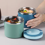 Garvee Termo De Comida 630 Ml Acero Inoxidable Aislado Al Vacío Con Asa Verde Para Niños Y Adultos Escuela Oficina Picnic Viajes - Verde