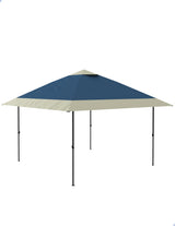 Garvee Carpa Plegable 13x13 Azul Marino, Toldo Exterior Instantáneo, Estructura Metálica Resistente, Tela Oxford 210D Impermeable, Ideal Para Jardín Y Patio - Gris