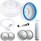 Garvee Kit De Sellado Para Frascos Universal Con Bomba De Vacío Y Abrelatas, Accesorio De Manguera, 9 Piezas, Para Frascos De Cuello Ancho, Cocina, Conservación