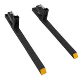 Garvee Horquillas para Palets 109 cm 907.2 kg Capacidad Acero Resistente Compatible con Tractores Agricultura Construcción - Sin Barra de Conexión