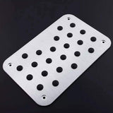 Garvee Protección Antideslizante Pedal Auto - Aluminio y Goma - Universal para Autos y Camiones - Uso Exterior - Fácil Instalación - Negro
