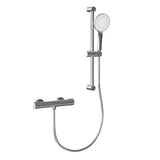 Garvee Grifería Termostática Antiquemaduras Con Ducha Fija 250 Mm Acero Inoxidable 304 Juego Completo Cromado Para Bañera Y Ducha - Cromado