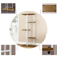 Garvee Soporte Para Plantas Estante Alto De Metal 5 Niveles Para Interiores Y Exteriores, Esquinero, Escalonado, Sala De Estar