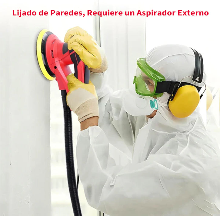 Garvee Lijadora Excéntrica 350W Motor sin Escobillas para Madera y Pulido 150 mm 2.5 mm