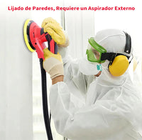 Garvee Lijadora Excéntrica 350W Motor sin Escobillas para Madera y Pulido 150 mm 2.5 mm