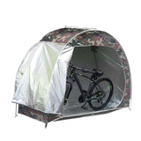 Garvee Tienda de almacenamiento para 2-3 bicicletas, resistente al agua y polvo, tela Oxford 210D camuflaje, para motos y jardín