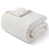 Garvee Heizdecke Eléctrica Con 6 Niveles Y Temporizador 10h, Algodón Y Waffelpikee, Para Sofá Y Cama 180x130cm Beige, Segura Y Lavable