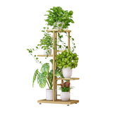 Garvee Estantería de Esquina para Plantas de 4 Niveles de Metal para Interior, Soporte para Plantas de 53 cm para Sala de Estar, Jardín, Balcón, Dormitorio - Oro