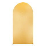 Garvee Funda para Arco de Boda 219cm, Spandex Elástico Doble Cara Resistente Reutilizable, para Fiestas y Ceremonias - Dorado