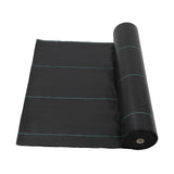 Garvee Tela De Acolchado Profesional 68g/m² Polipropileno, Control De Malezas 1.8x91m Negro, para Jardín y Agricultura - 