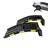 Garvee Rampas Para Coche 2 Unidades Acero Resistente Antióxido Para Garaje Y Taller 35in X 13in - Negro