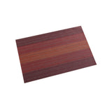 Garvee 6Pcs Tischsets PVC Y Poliéster Antideslizante Resistente Al Calor Para Cocina Y Comedor 30x45cm Rojo