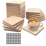 Garvee Lámina de madera contrachapada 6mm 24 piezas abedul madera estable antideslizante para manualidades DIY proyectos color natural