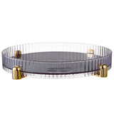 Garvee Drehteller Organizer 360° Giratorio Acrílico Antideslizante Para Cocina Y Baño 28x28x4.7cm Transparente - Transparente
