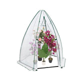 Garvee Invernadero Portátil Hexagonal Para Plantas Al Aire Libre, Cubierta PE Duradera, Protector Contra Animales Y Clima, Ideal Para Huertos Y Jardines - Blanco