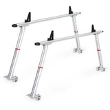 Garvee Set de 2 Barras de Carga para Camioneta de Aluminio de 90-180 cm Color Plata - Plata
