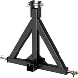 Garvee Enganche Remolque Tractor 3 Puntos 5 cm Receptor Acero Resistente Compatible con Tractores Compactos Uso Agrícola
