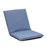 Garvee Silla de suelo Garvee con respaldo, silla plegable ajustable para lectura, juegos y meditación 41x40x41cm azul - Azul