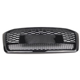 Garvee Rejilla Delantera para Audi Q5 2018-2020, Negro Brillante, ABS Resistente, Protección Motor, Diseño Elegante, Estilo Lujo