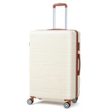 Garvee Maleta Expandible de 71 cm con Ruedas Spinner 360°, Cerradura TSA, ABS Ligero, Viajes de Negocios y Ocio, 97-114L, Negro