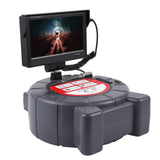 Garvee Cámara de Alcantarillado 30 m con Transmisor 512Hz, Cámara de Inspección 23 cm 1080P HD, IP68 Impermeable, DVR y Tarjeta 16GB, Cable Semirrígido para Tuberías - 30.48 m