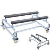 Garvee Carro para Moto de Agua 590 kg con Frenos en 4 Ruedas Estructura Acero Galvanizado Soporte Ajustable para Jet Skis y PWCs Ríos y Costas