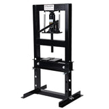Garvee Prensa de Taller Hidráulica H-Frame 6 Ton Ajustable Acero Carbono Seguridad Válvula para Reparación Automotriz Rojo - Negro