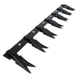 Garvee Barra de Dientes Reemplazables de Ajuste Preciso para Maquinistas en Excavación de Suelos 135cm Negro - Negro