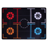 Garvee Alfombrilla De Entrenamiento De Baloncesto Y Fútbol - Goma Antideslizante, Resistente Y Silenciosa - Para Niños Y Adultos, Múltiples Tamaños, Negro