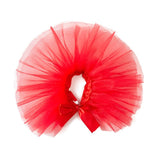 Garvee Falda Tutú Colorida para Mascotas - Vestido de Cumpleaños para Perros y Gatos - Material Ligero y Cómodo - Tallas S, M, L - Ideal para Fiestas y Eventos - Rojo