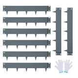 Garvee Metal Landscape Edging 6-Pack - Acero Galvanizado Flexible y Resistente para Jardín y Patio, Anticorrosión, Fácil Instalación