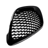 Garvee Rejilla Central Deportiva Para SEAT Leon Mk2 2006-2009, ABS Resistente, Negro Brillante, Fácil Instalación