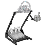 Garvee Soporte Plegable Para Volante Gaming Compatible G920 G25 G27, Acero Carbono, Ajuste Total, Montaje Rápido, Simuladores De Carreras - 