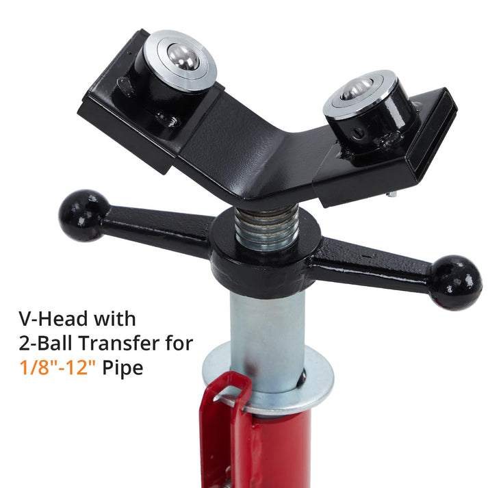 Cabeza en V 2 bolas redondas antirayado