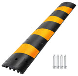 Garvee Reductor de Velocidad Termoplástico Antideslizante para Protección de Cables en Estacionamientos 183cm Negro y Amarillo - Negro & Amarillo