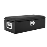 Garvee Caja de Herramientas de Hierro Negra, Placa Diamante Organizador, 76×33×24cm para Pickup RV Remolque - Negro