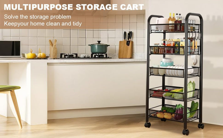 Carrito de acero al carbono resistente