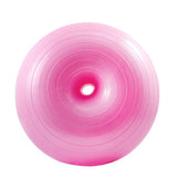 Garvee Gymnastikball Donut 50 cm Antideslizante para Yoga y Pilates con Bomba Incluida, Estabilidad y Core, Color Variado - Rosa Claro Con Bomba