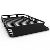 Garvee Portaequipajes Universal para Techo 163×99 cm Acero Resistente, Extensible, para SUVs y Camionetas, Negro, 91 kg Capacidad - Negro