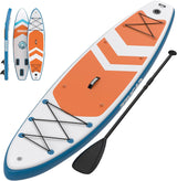 Garvee Tabla de Paddle Inflable 3.2 m, Material 600D, Accesorios Premium, Ancho 81/86 cm, Ideal para Yoga y Pesca, Estable y Ligera - Naranja