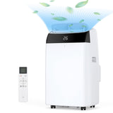 Garvee Aire Acondicionado Portátil 10000 BTU - Climatizador Móvil 3 en 1 Silencioso 52 dB para Casa y Oficina, Cobertura 37-46 m², Incluye Kit de Ventana - Blanco