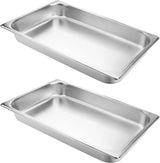 Garvee Set De Contenedores Gastronorm Acero Inoxidable 201, GN 1/1 + GN 1/2, Cocina Y Catering, Resistente, Apilable