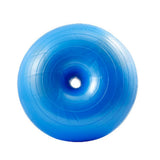 Garvee Pelota De Ejercicio Donut Para Core Y Estabilidad, Antideslizante, PVC Duradero, 50cm Azul, Ideal Para Yoga, Pilates, Oficina Y Aula - Azul Con Bomba