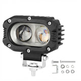 Garvee LED Arbeitsscheinwerfer 4 Zoll Quadratische Lichtleiste 720W 4000LM 6063 Aluminium IP67 Wasserdicht Offroad Auto Traktor LKW SUV Boot