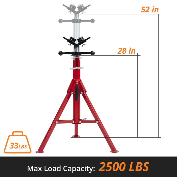 Soporte de tuberías 2 bolas 1/8-12 pulgadas