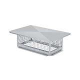 Garvee Tapa De Chimenea 8x13 In Malla Acero Inoxidable 304 Resistente Al Clima Y Antichispas Protección Contra Animales - Plata