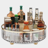 Garvee Estante Giratorio para Especias de Cocina 27cm, Organizador Transparente, Rotación 360°, Material Resistente, Ahorra Espacio, Diseño Seguro, Ideal para Cocina y Baño