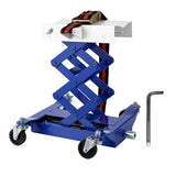 Garvee Elevador de Transmisión 204.12kg Acero Robusto Ajustable 63.5cm Base Ancha con Bloqueo de Seguridad Talleres y Uso Doméstico Versátil Color Azul - Azul