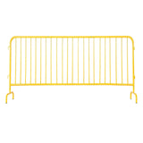 Garvee Barricada de Acero Entrecruzada 259 cm, Base Puente, Acero Galvanizado, Portátil, Control de Multitudes, Resistente y Estable